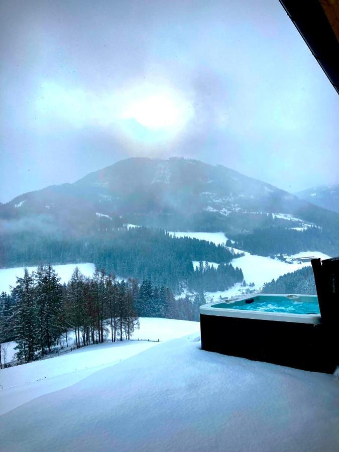 Chalet Bergblick Sankt Blasen Exteriör bild